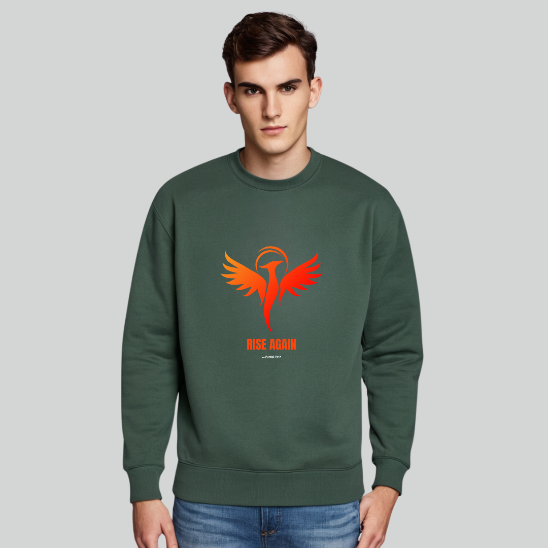 Clothivee Phoenix Rise Crew Neck Sweatshirt