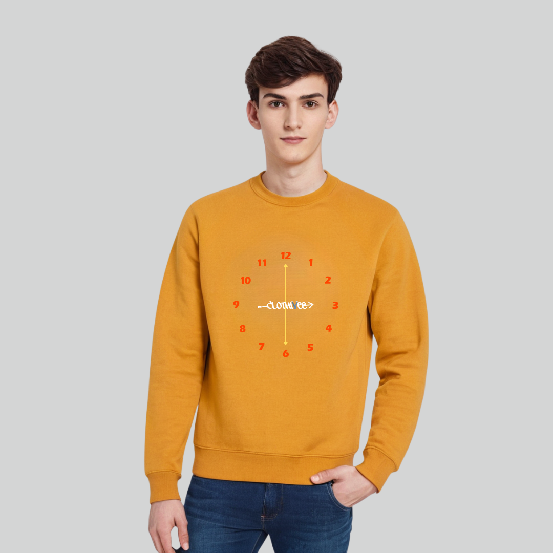 Clothivee Timeless Clock Crew Neck Sweatshirt