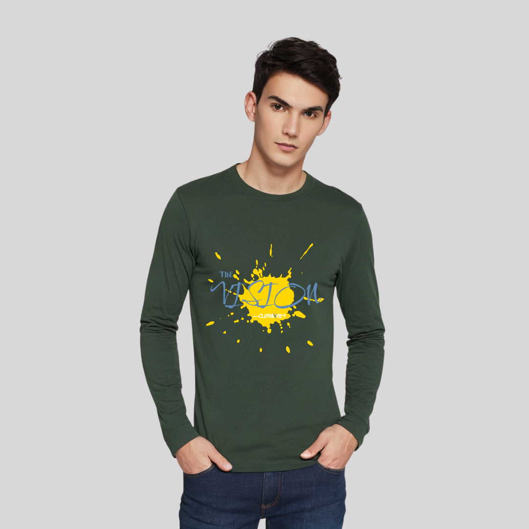 Clothivee Vision Splash Full Sleeves T-shirt
