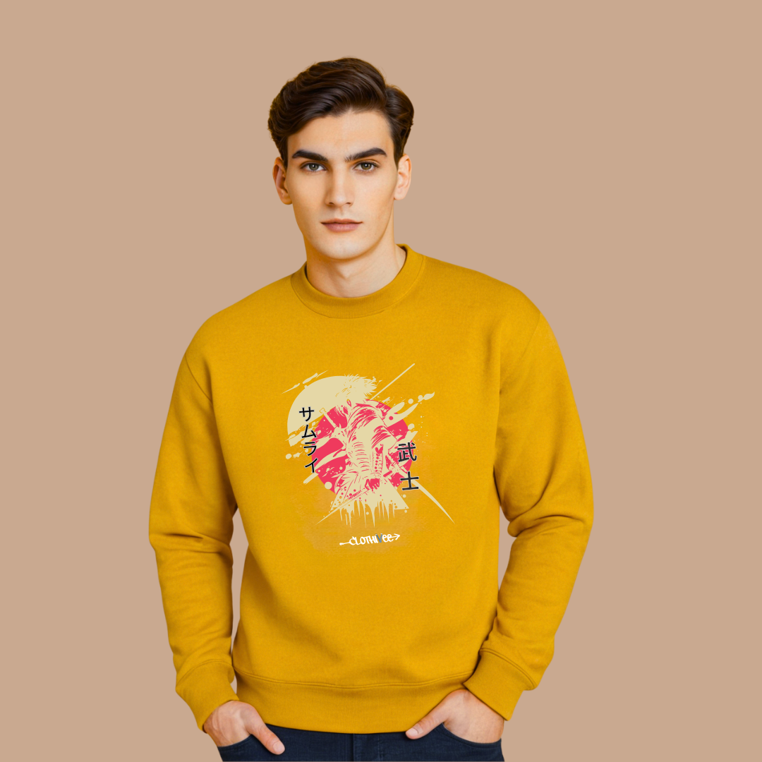 Samurai Brushstroke Art Sweatshirt