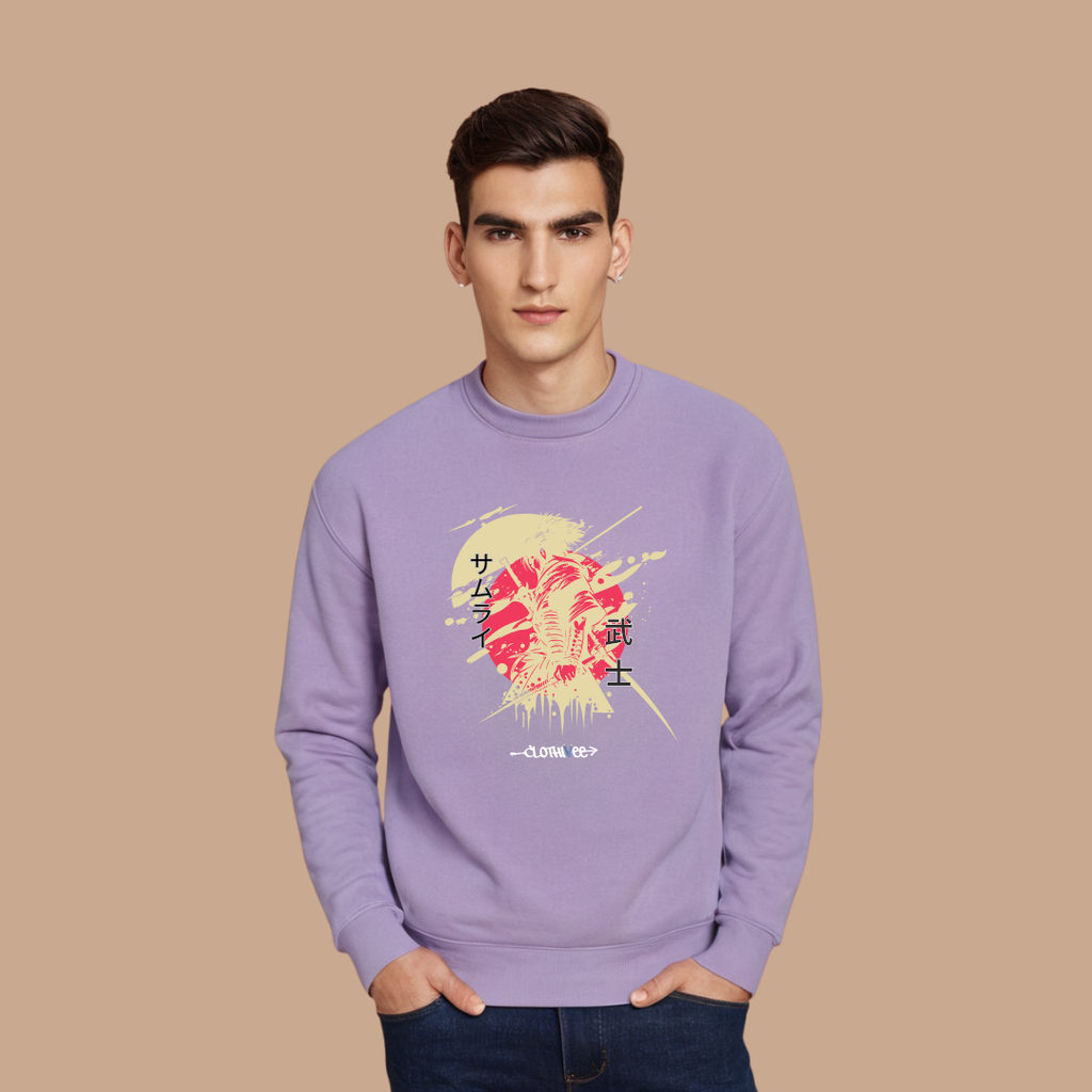 Samurai Brushstroke Art Sweatshirt