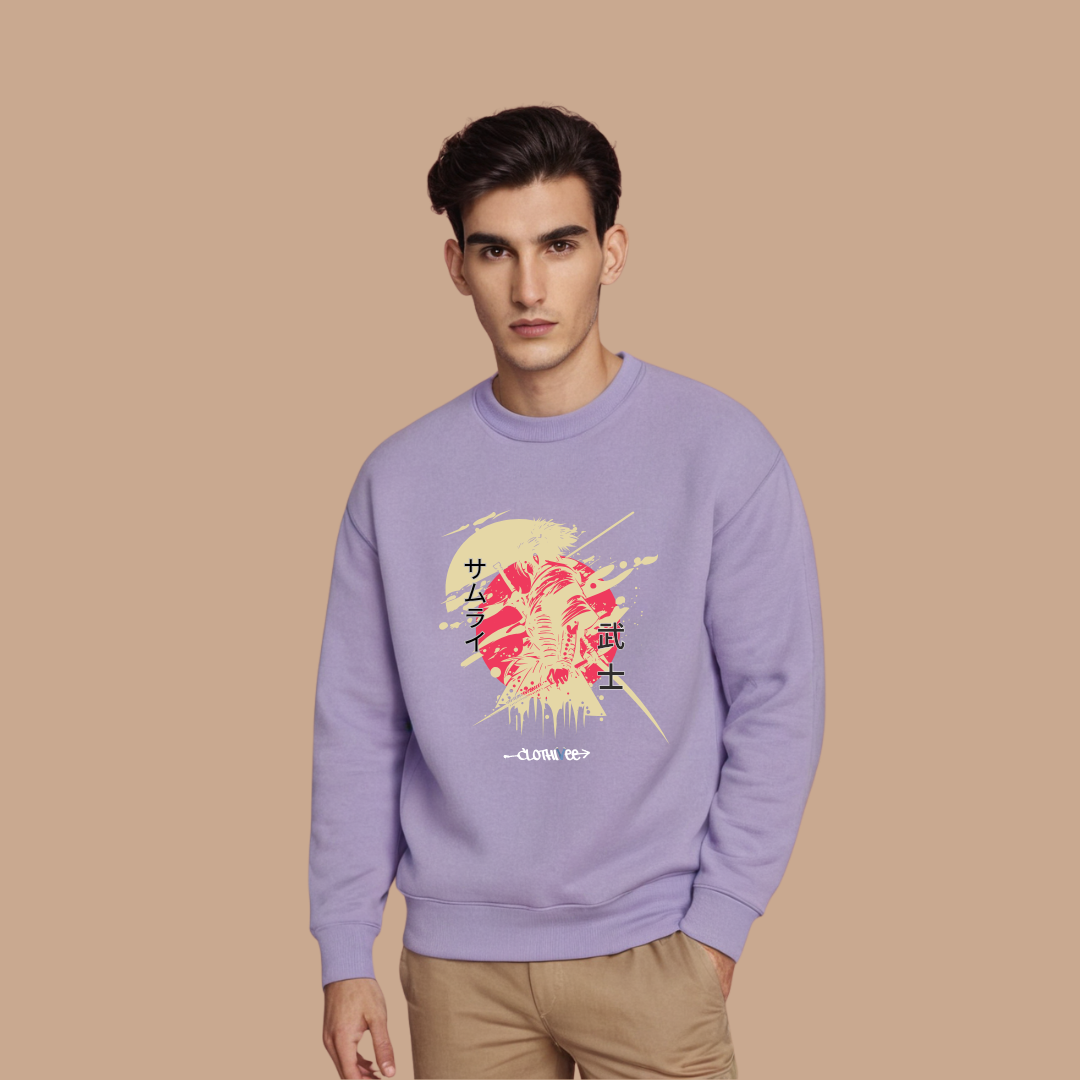 Samurai Brushstroke Art Sweatshirt