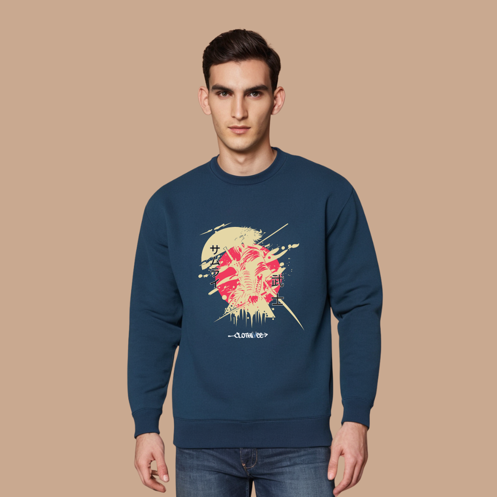 Samurai Brushstroke Art Sweatshirt