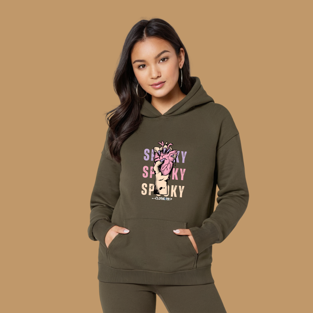 Clothivee Simply Spooky Women Hoodie