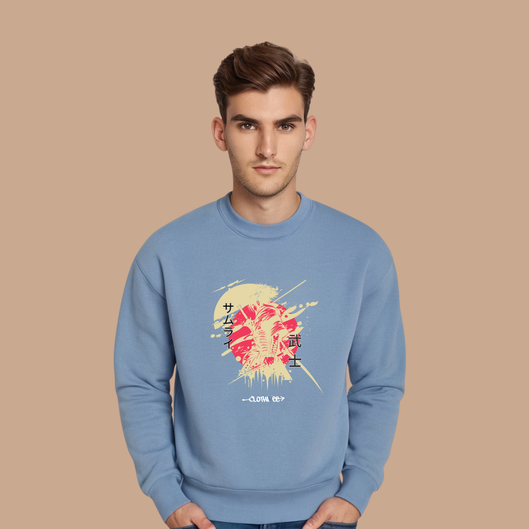 Samurai Brushstroke Art Sweatshirt