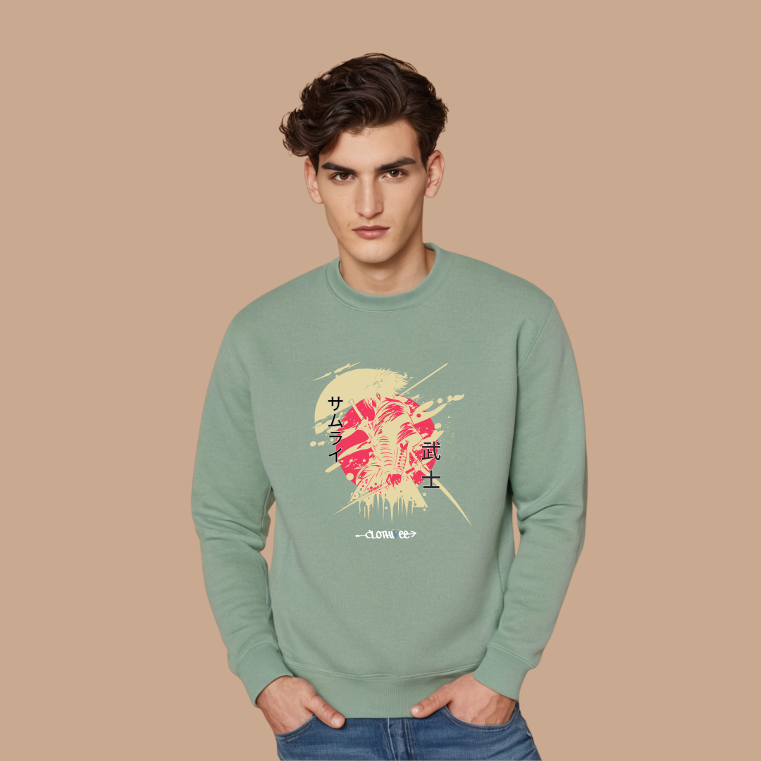 Samurai Brushstroke Art Sweatshirt