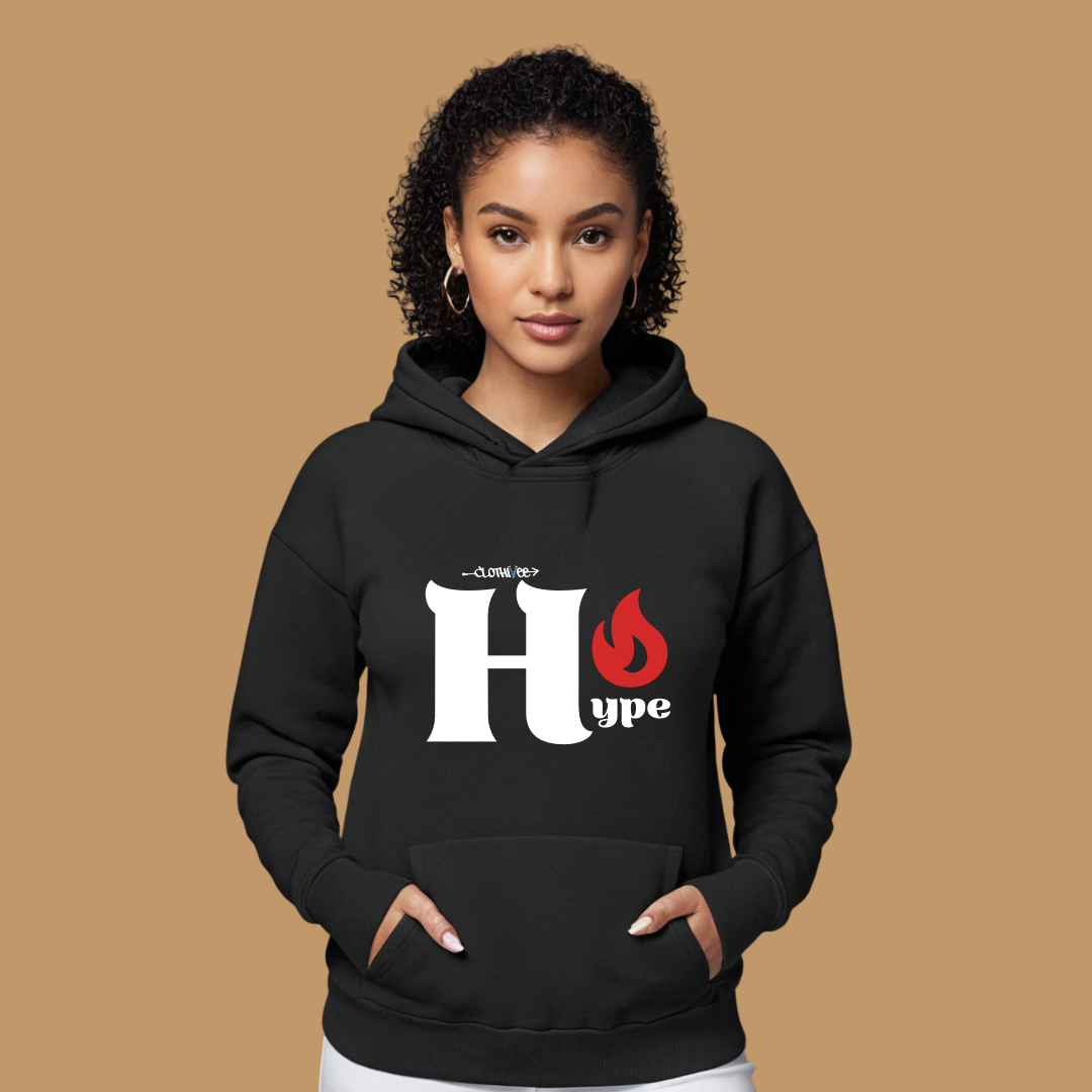 Clothivee Fire Hype Women Hoodie