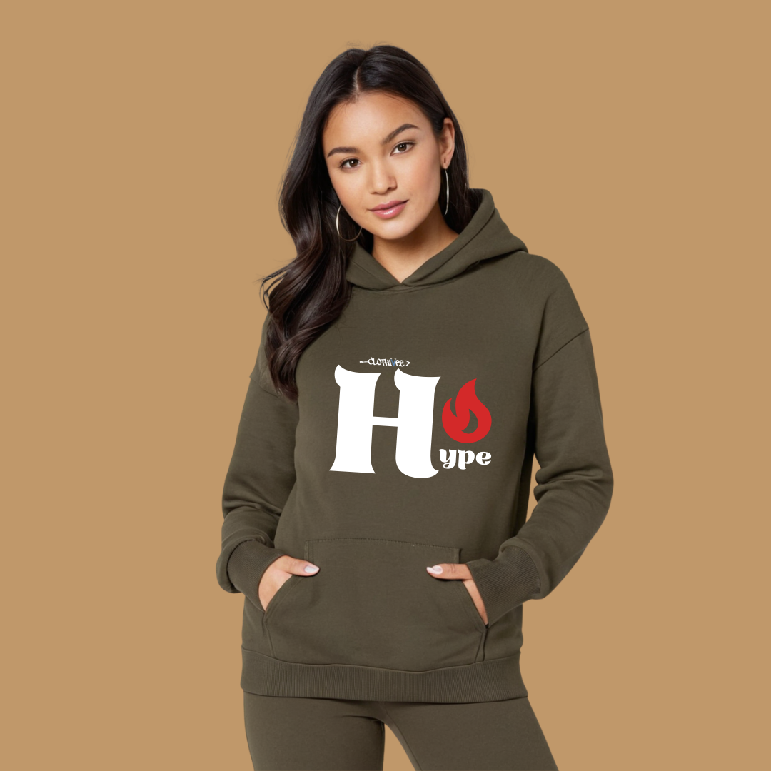 Clothivee Fire Hype Women Hoodie