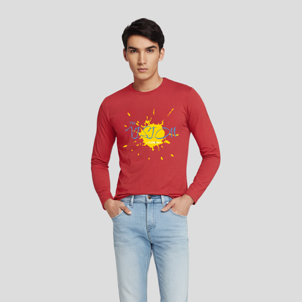 Clothivee Vision Splash Full Sleeves T-shirt