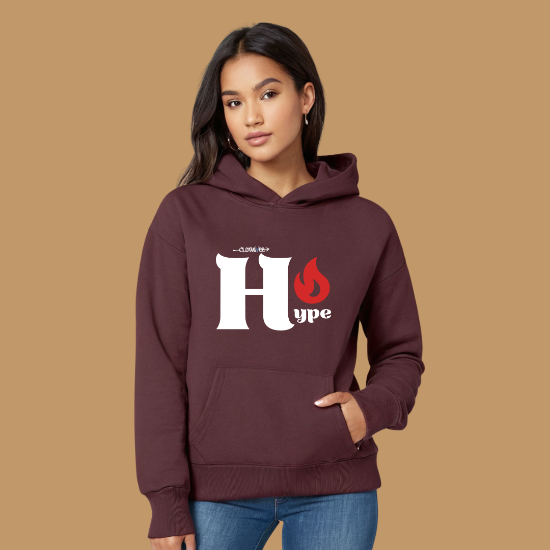 Clothivee Fire Hype Women Hoodie
