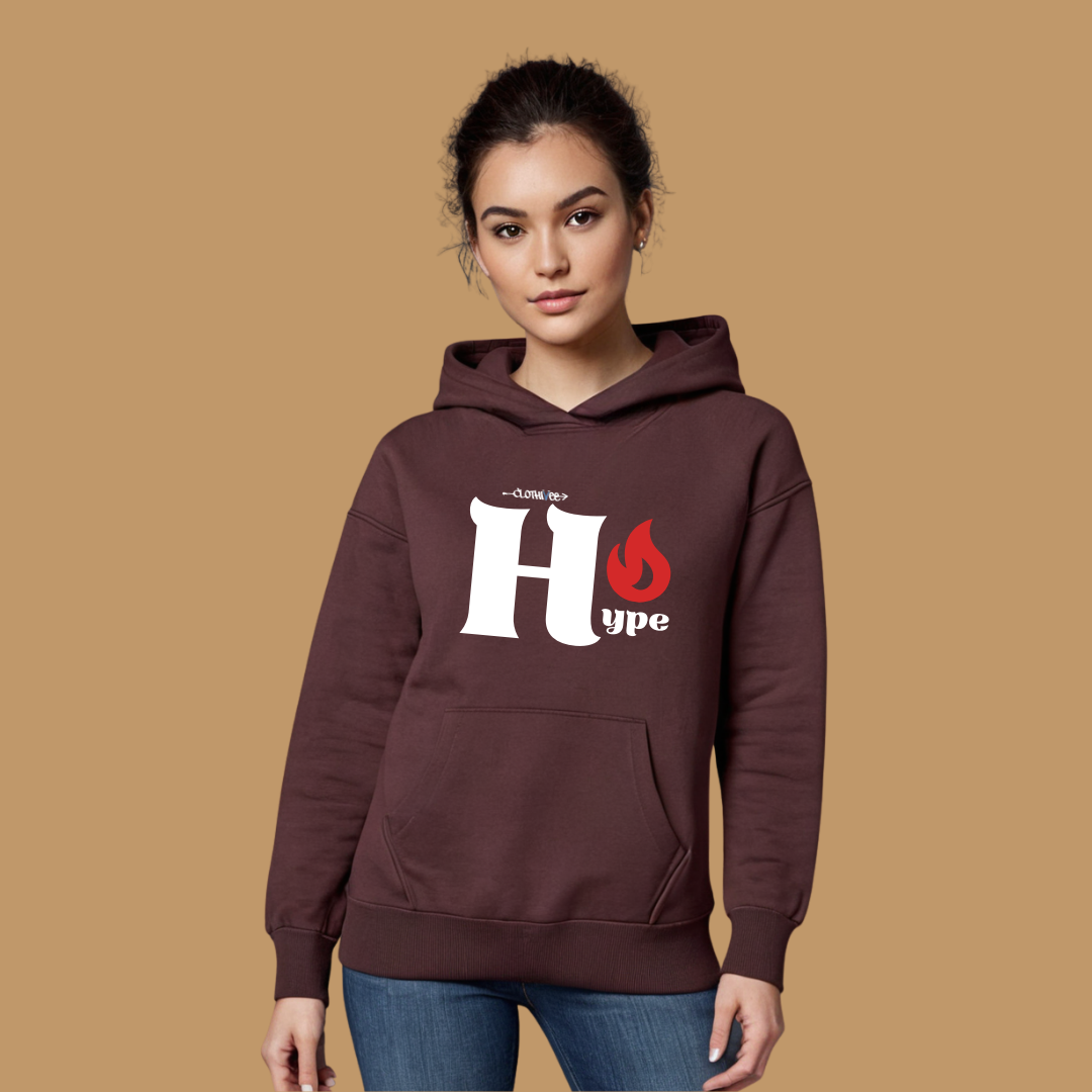 Clothivee Fire Hype Women Hoodie