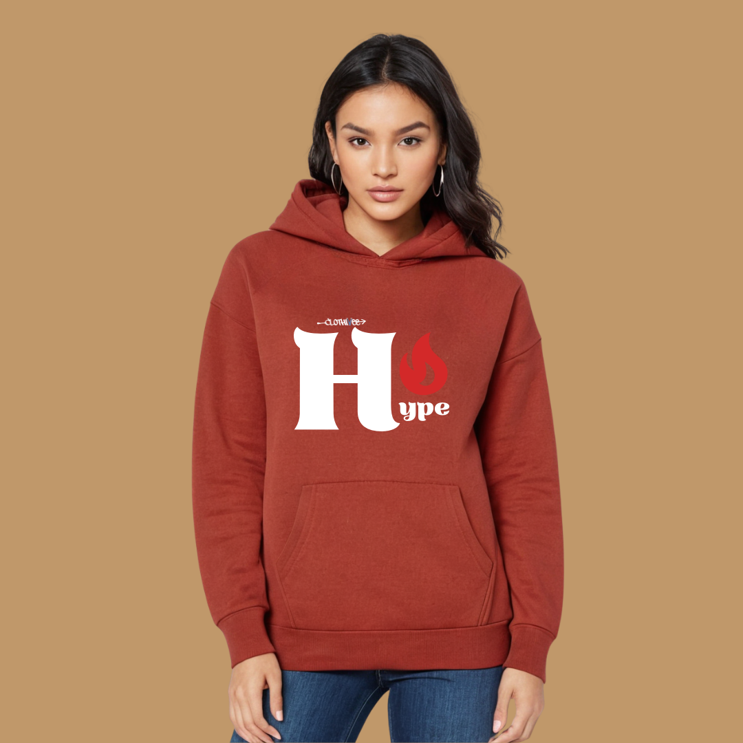 Clothivee Fire Hype Women Hoodie