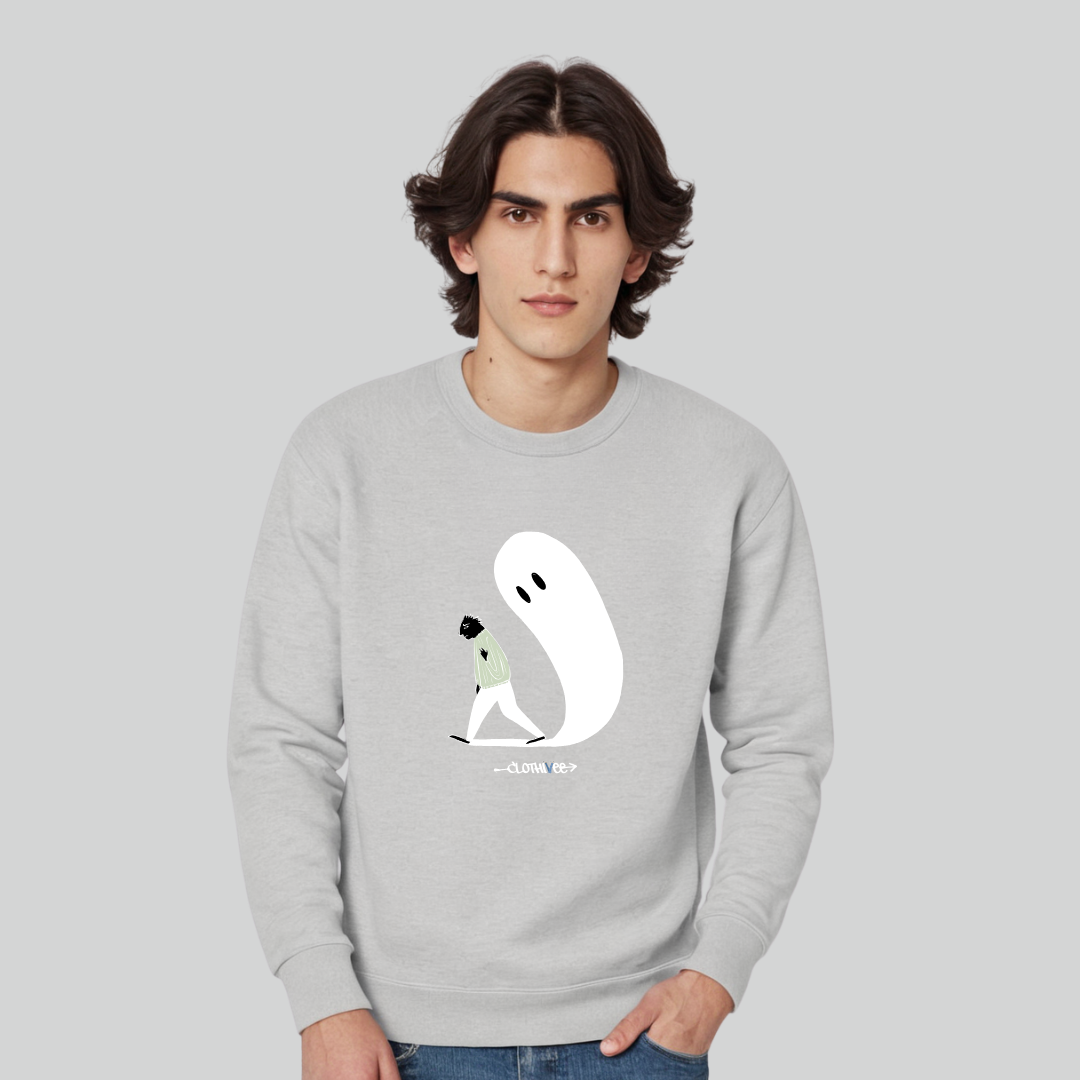 Clothivee Haunting Steps Crew Neck Sweatshirt