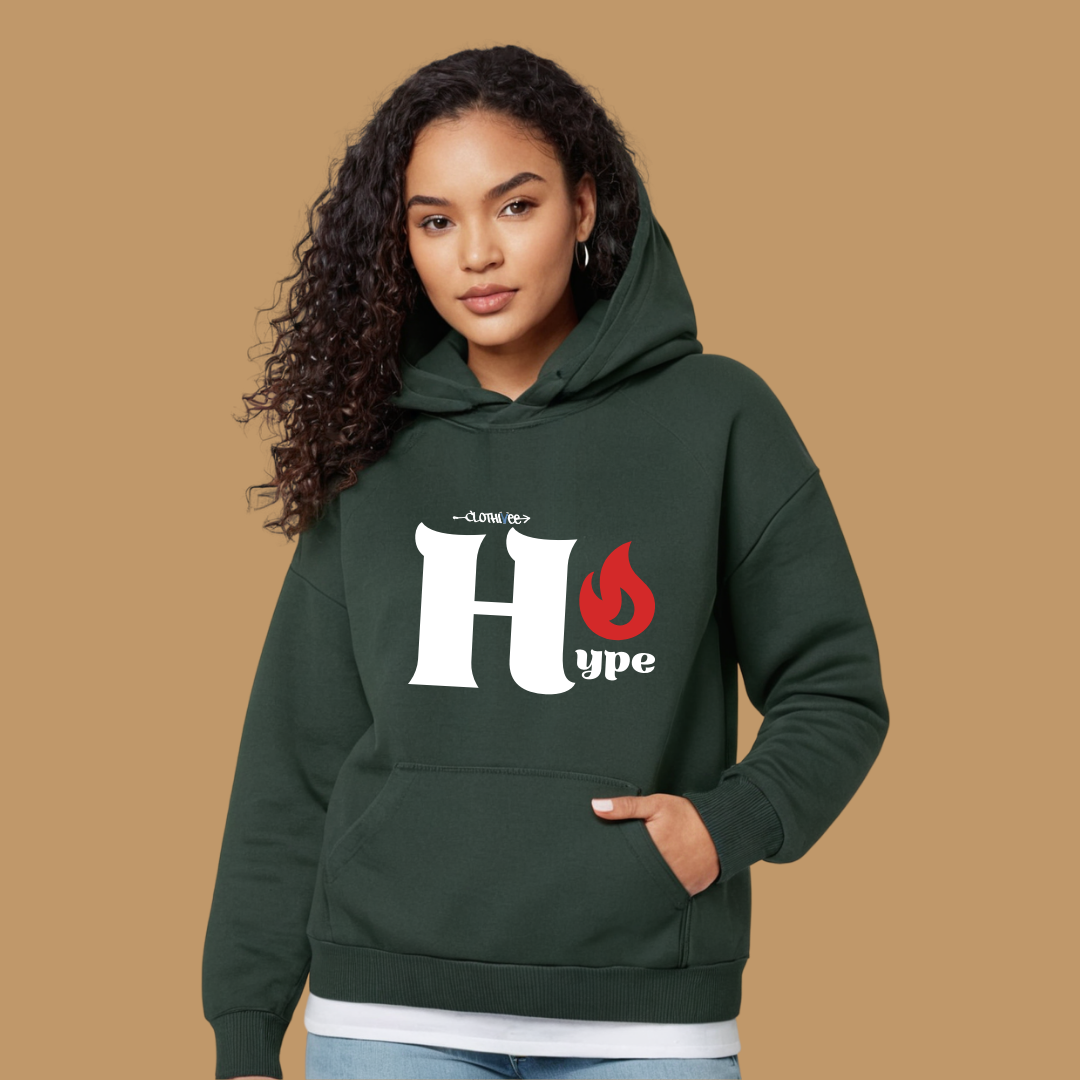Clothivee Fire Hype Women Hoodie