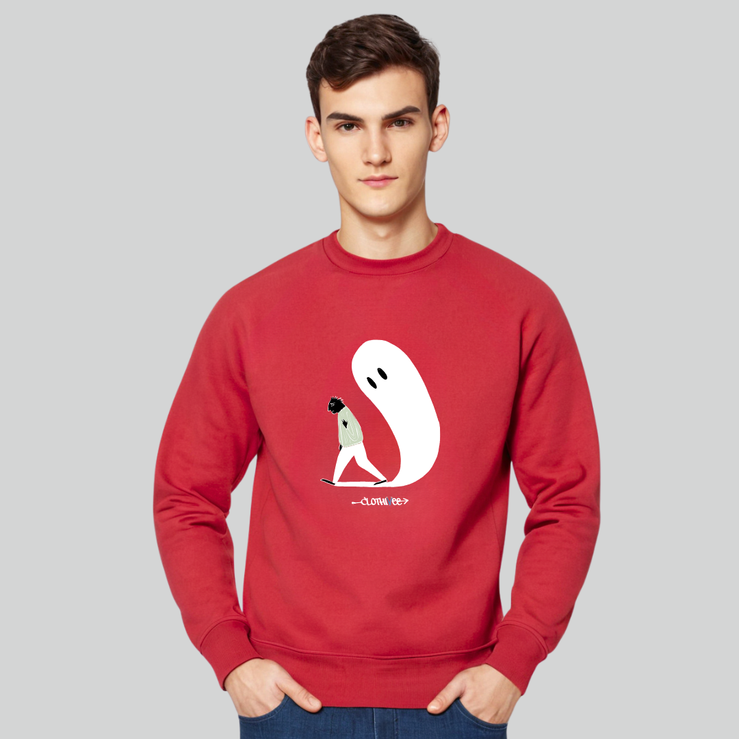 Clothivee Haunting Steps Crew Neck Sweatshirt
