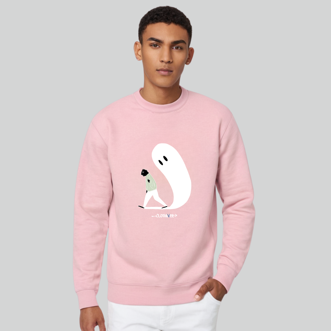 Clothivee Haunting Steps Crew Neck Sweatshirt
