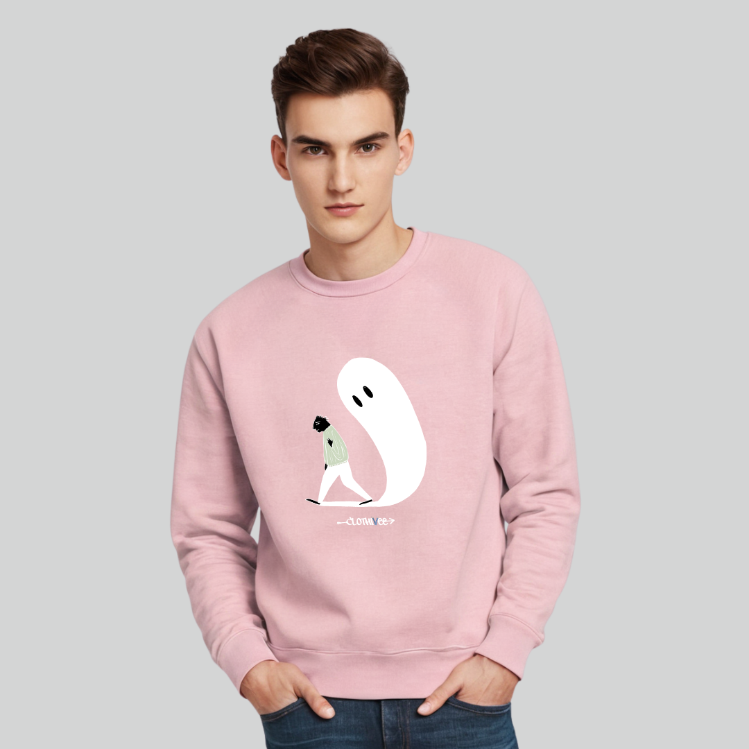 Clothivee Haunting Steps Crew Neck Sweatshirt