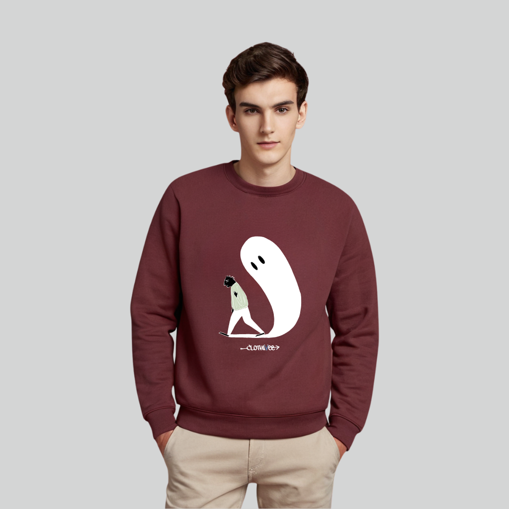 Clothivee Haunting Steps Crew Neck Sweatshirt