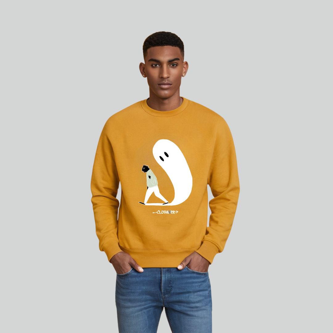 Clothivee Haunting Steps Crew Neck Sweatshirt