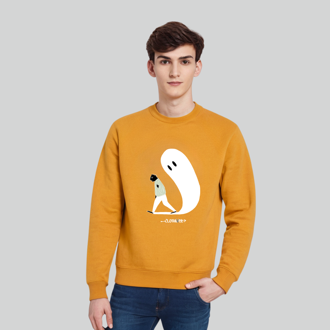Clothivee Haunting Steps Crew Neck Sweatshirt