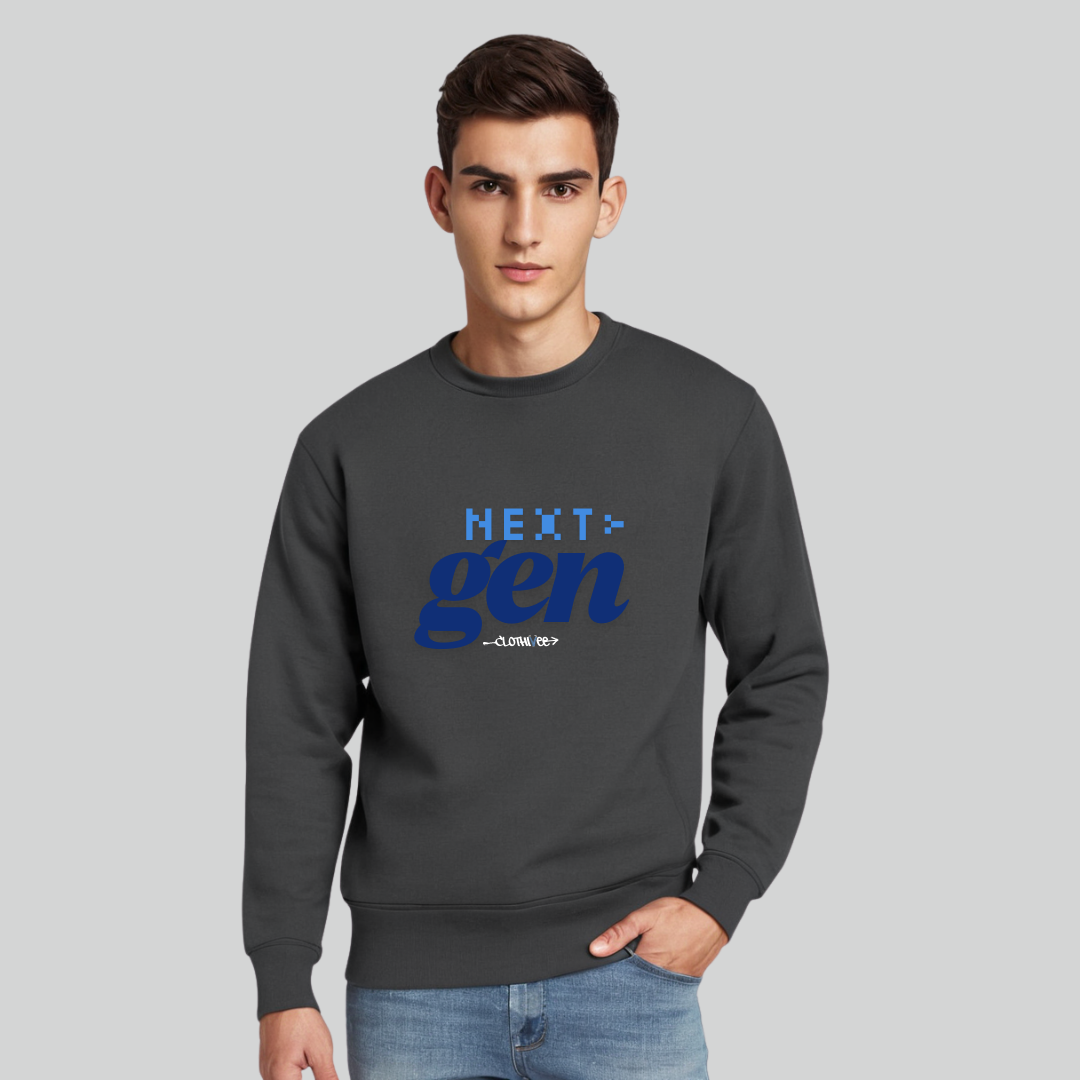Clothivee NextGen Pixel Crew Neck Sweatshirt