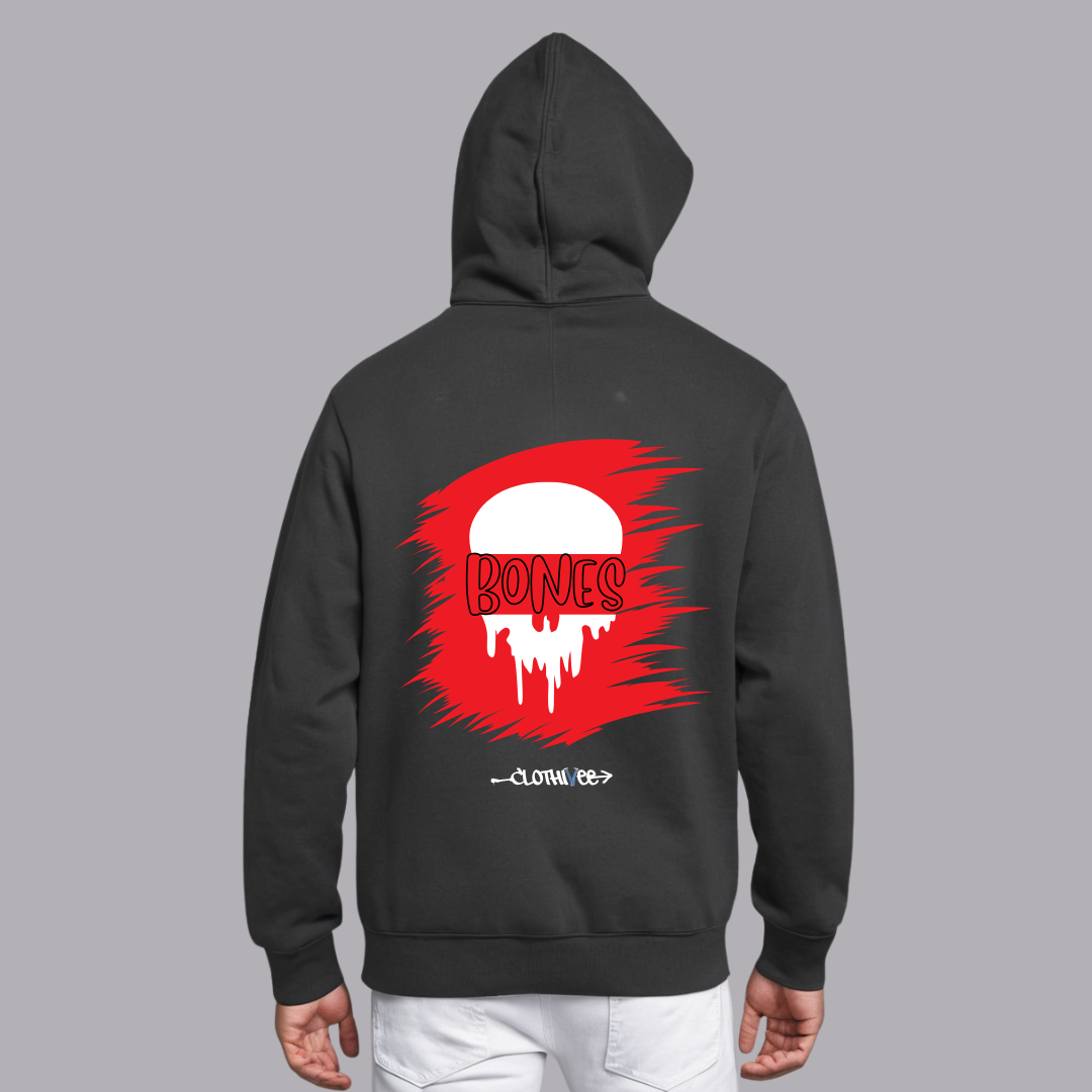 Clothivee Bones Surge Oversized Hoodie