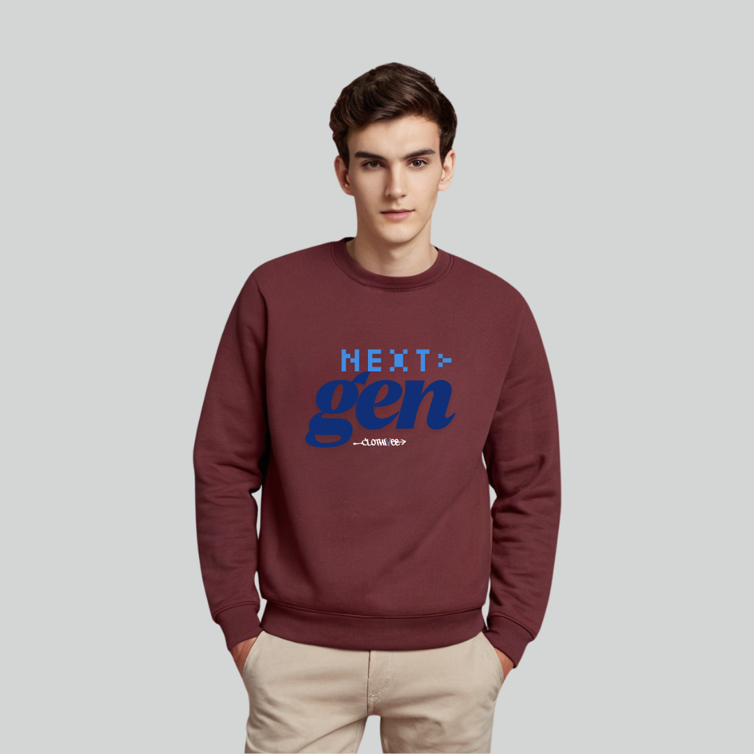 Clothivee NextGen Pixel Crew Neck Sweatshirt