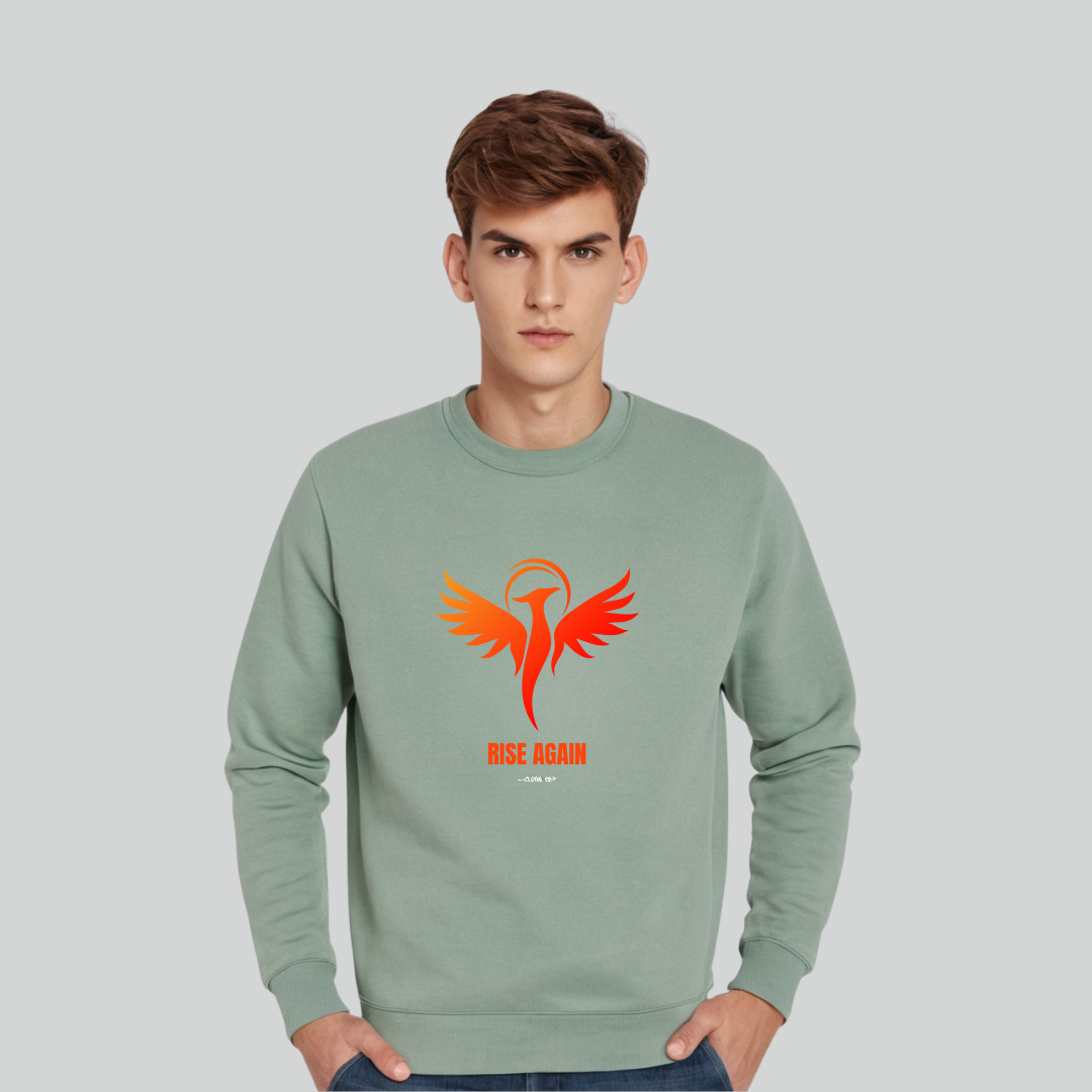 Clothivee Phoenix Rise Crew Neck Sweatshirt