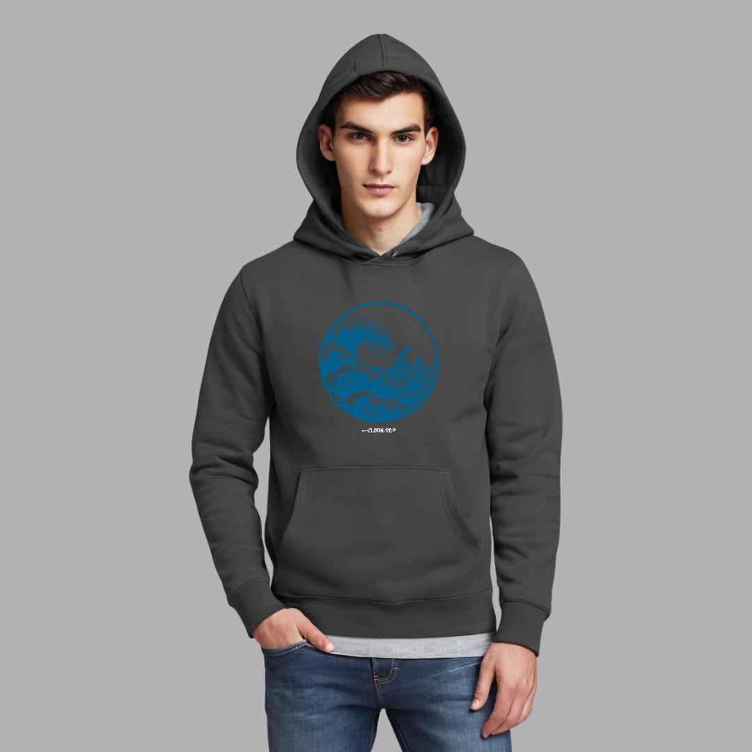 Clothivee Wave Circle Hoodie