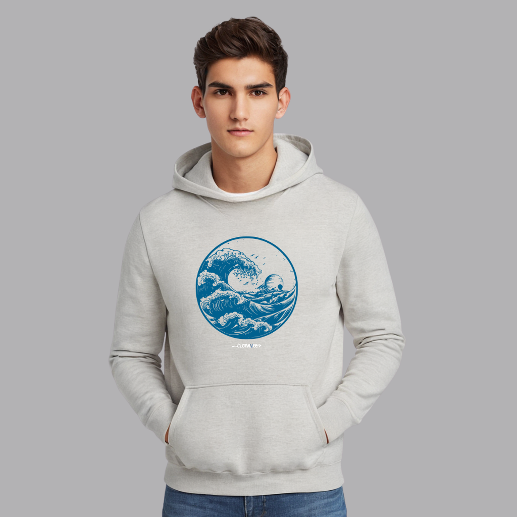 Clothivee Wave Circle Hoodie