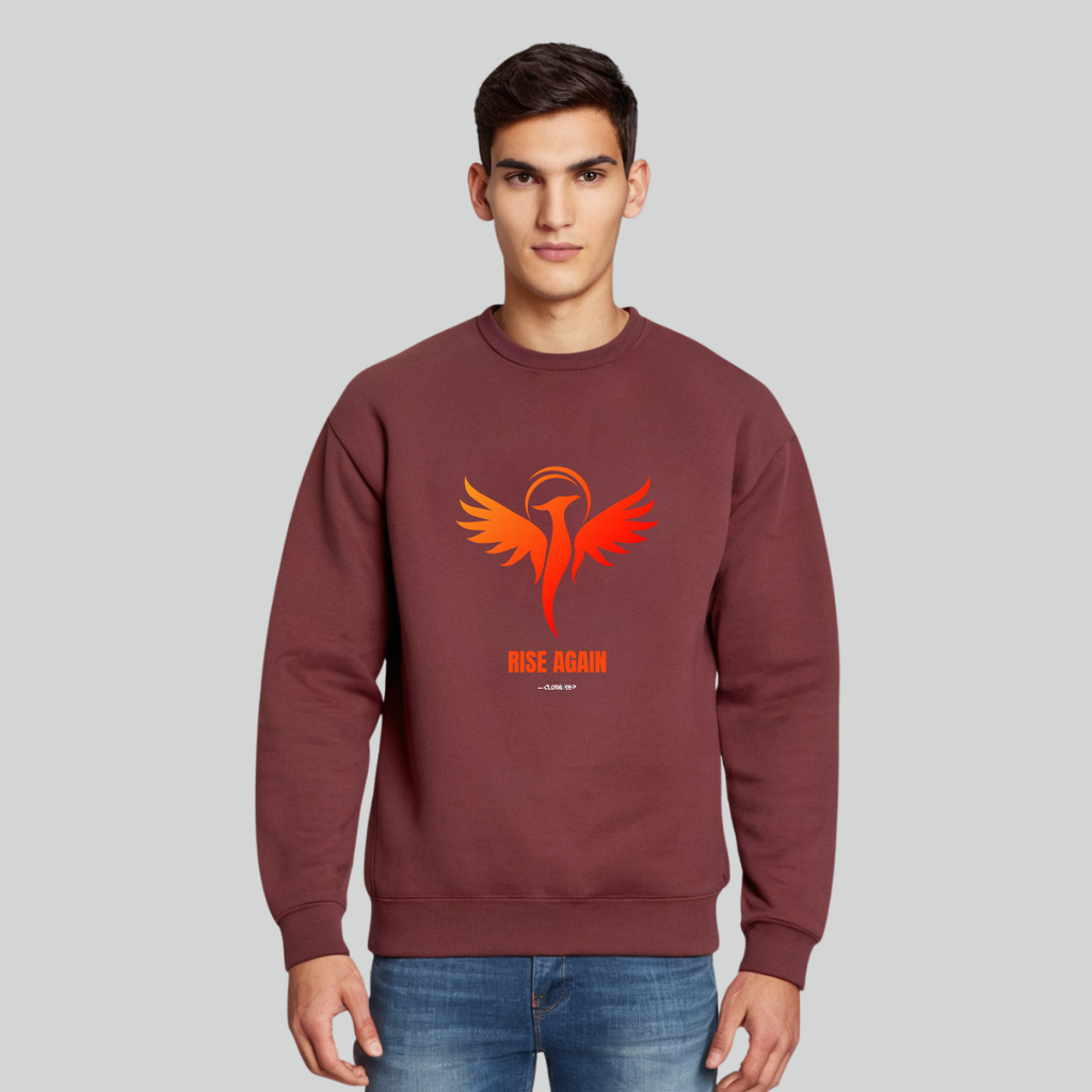 Clothivee Phoenix Rise Crew Neck Sweatshirt