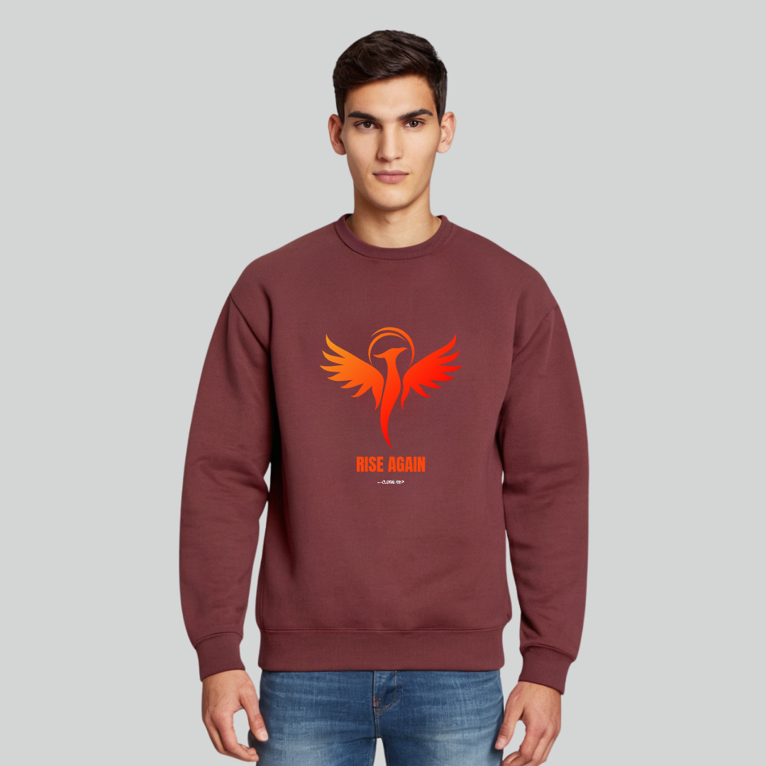 Clothivee Phoenix Rise Crew Neck Sweatshirt