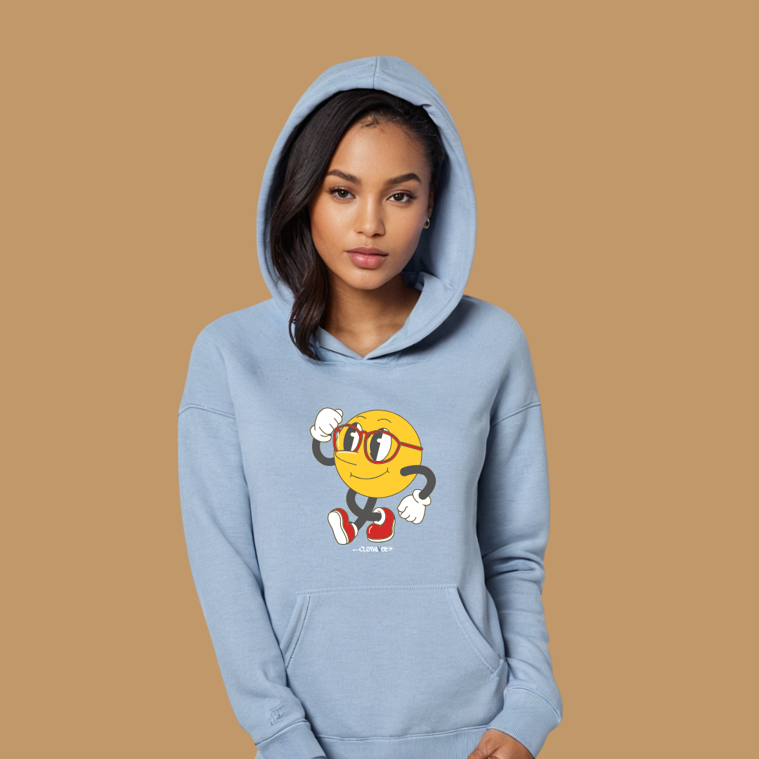 Clothivee Runner Smiley Women Hoodie