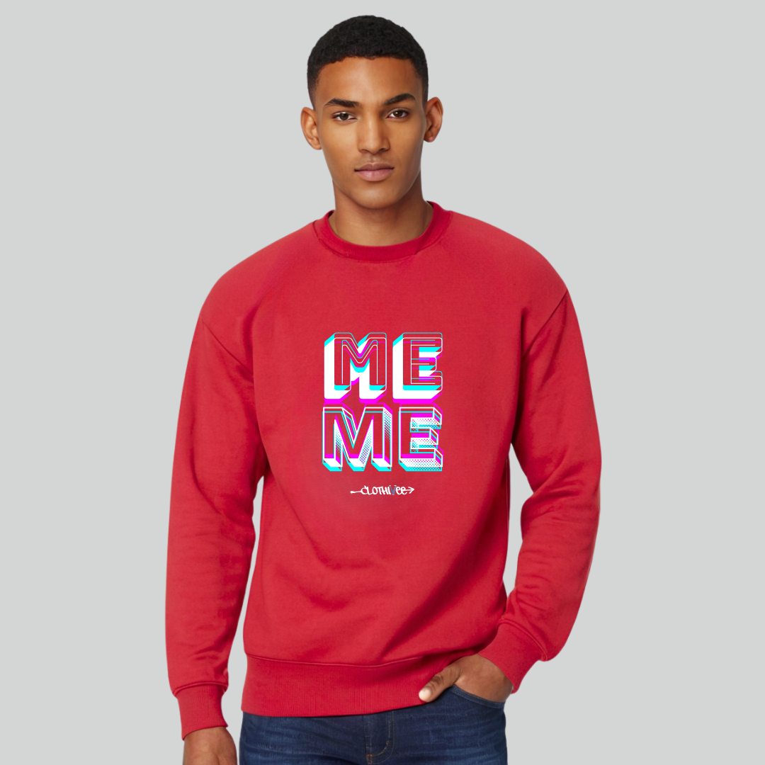 Clothivee Me Level Crew Neck Sweatshirt