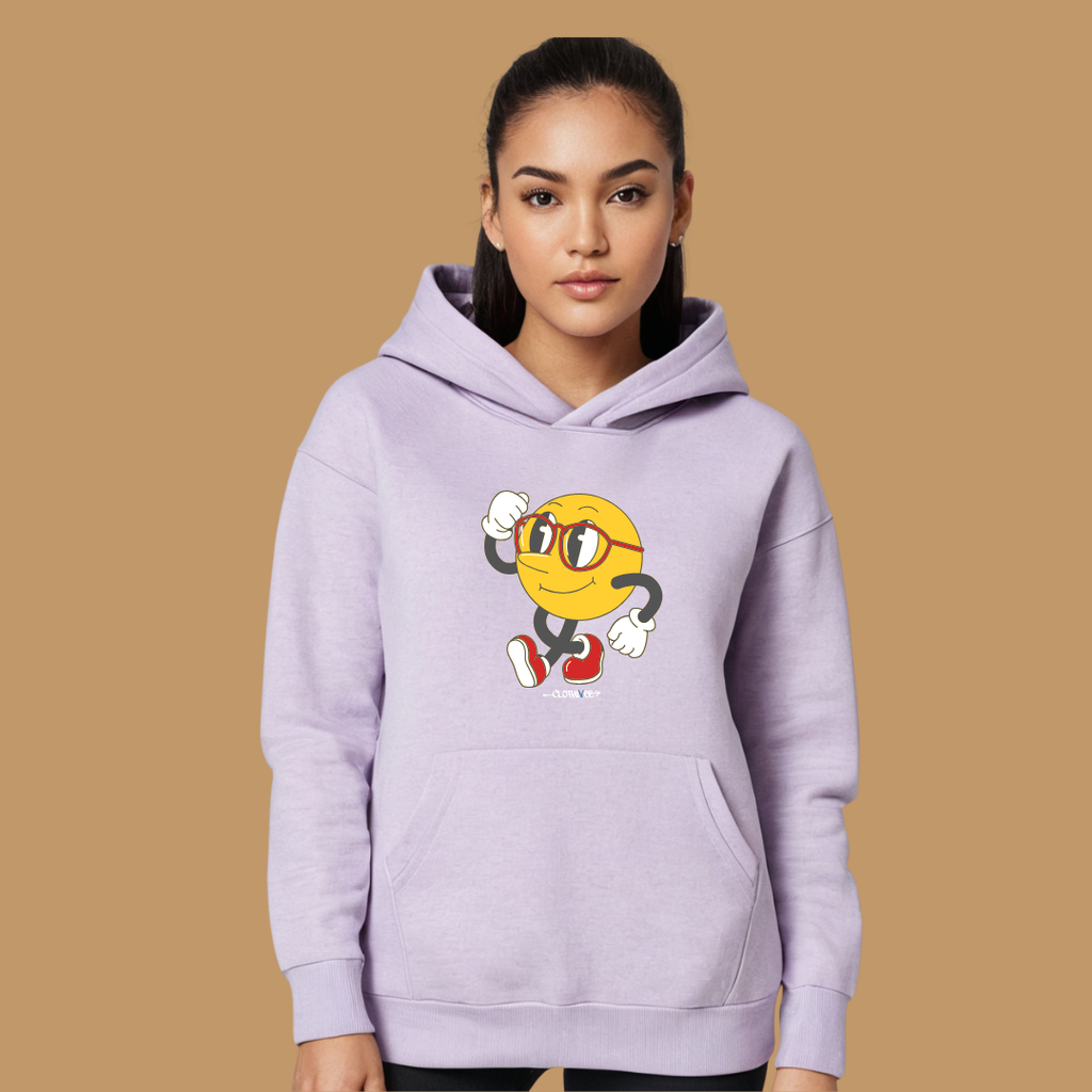Clothivee Runner Smiley Women Hoodie