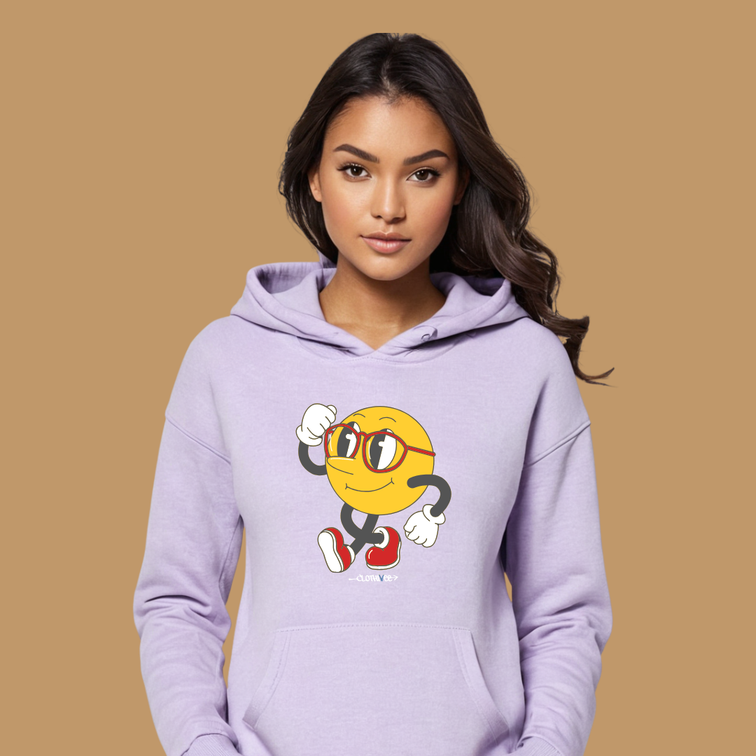 Clothivee Runner Smiley Women Hoodie