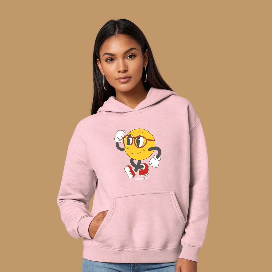 Clothivee Runner Smiley Women Hoodie