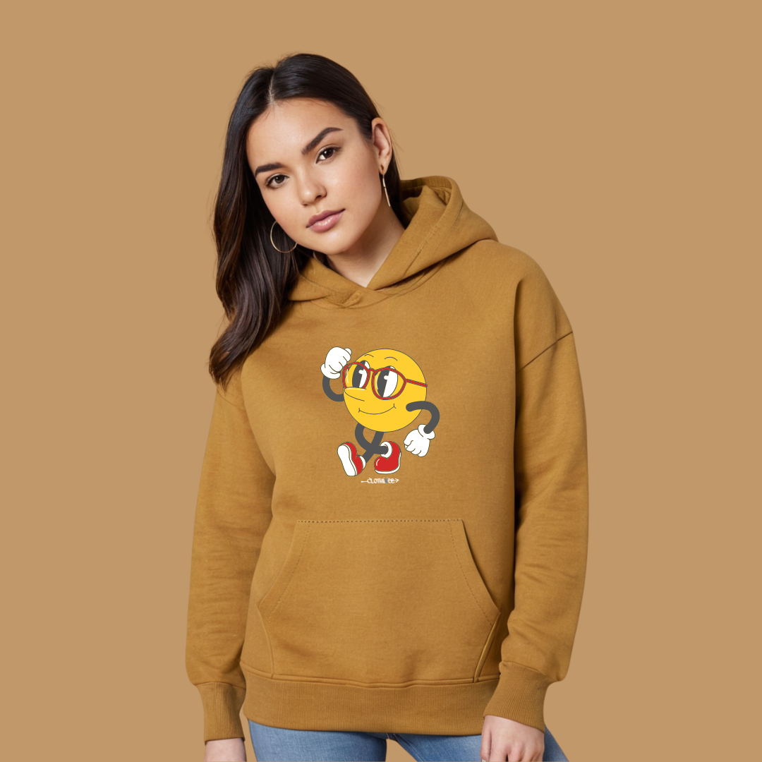 Clothivee Runner Smiley Women Hoodie
