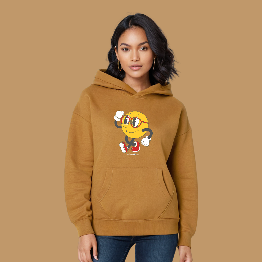 Clothivee Runner Smiley Women Hoodie