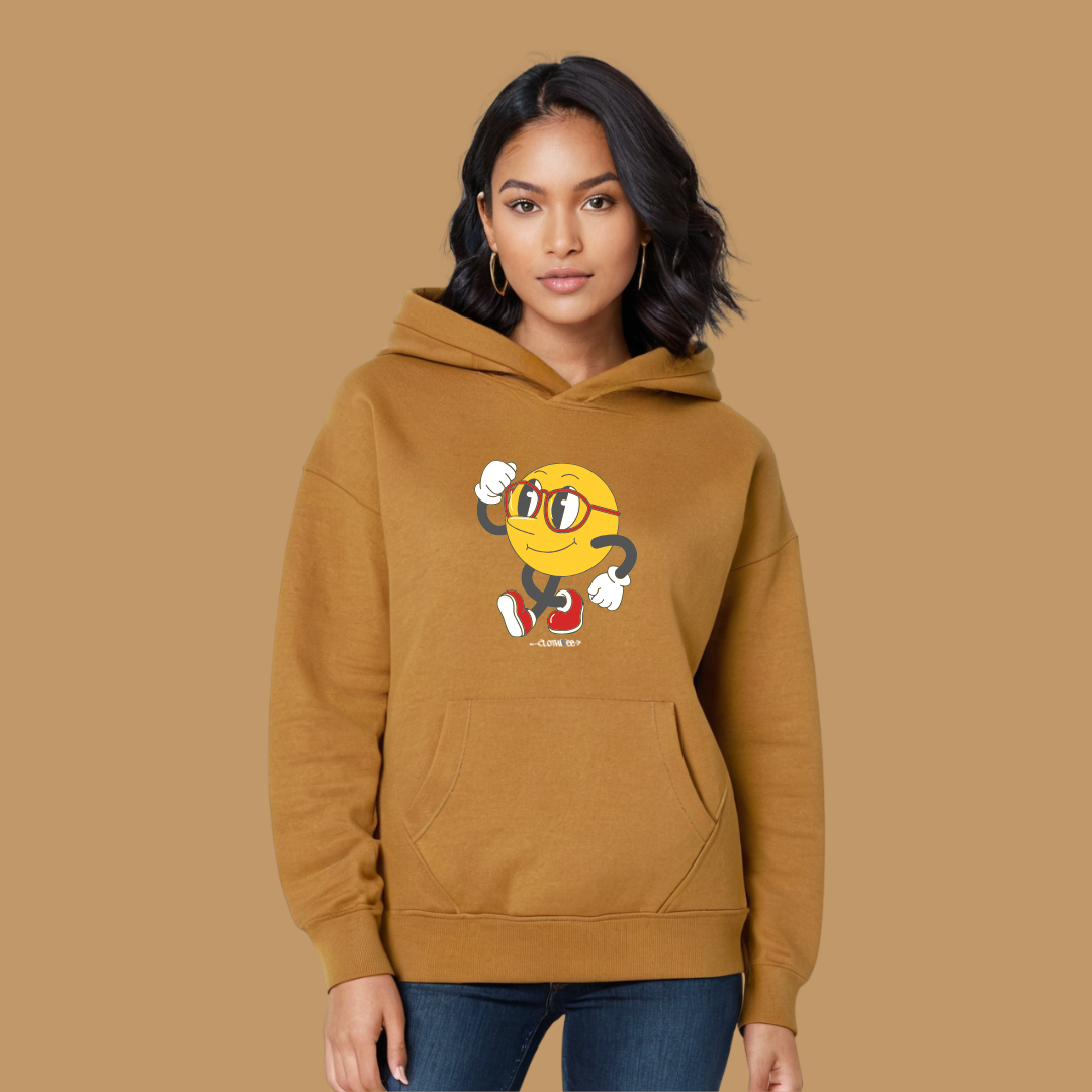 Clothivee Runner Smiley Women Hoodie