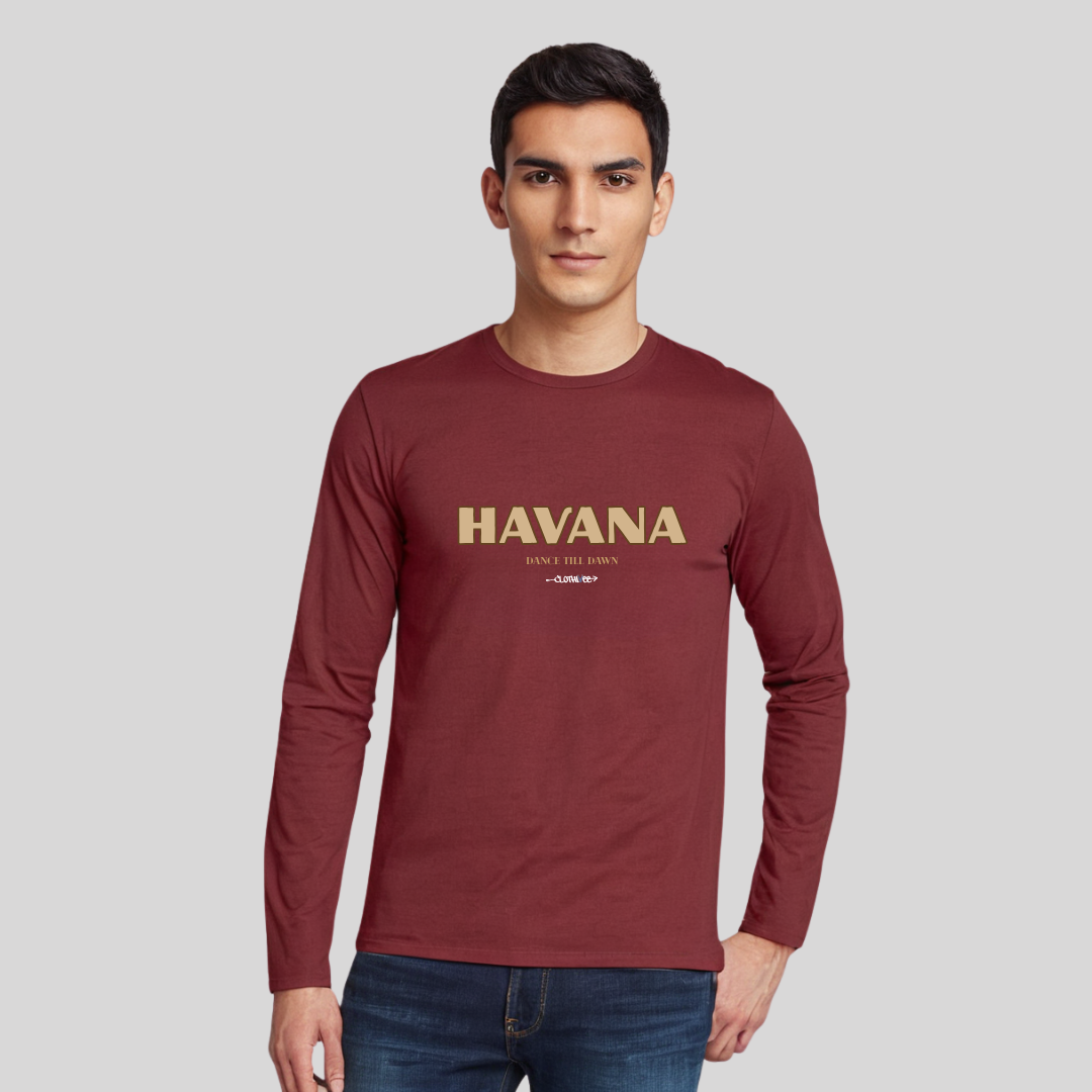 Clothivee Havana Groove Full Sleeves T-shirt