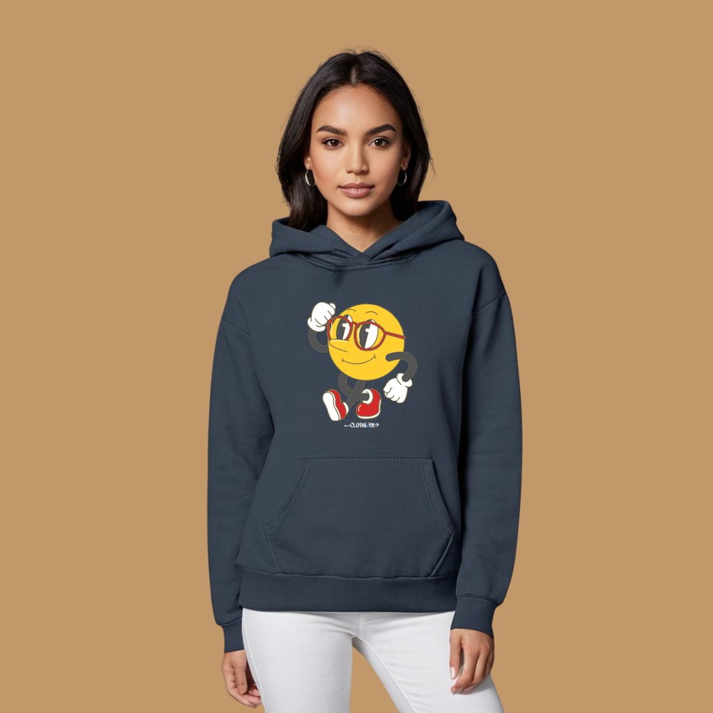Clothivee Runner Smiley Women Hoodie
