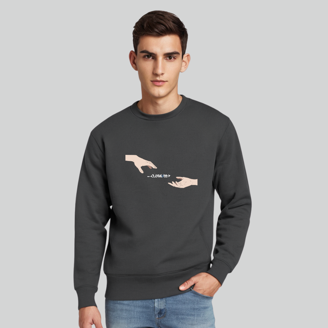 Clothivee Connection Touch Crew Neck Sweatshirt