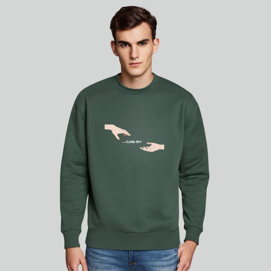 Clothivee Connection Touch Crew Neck Sweatshirt