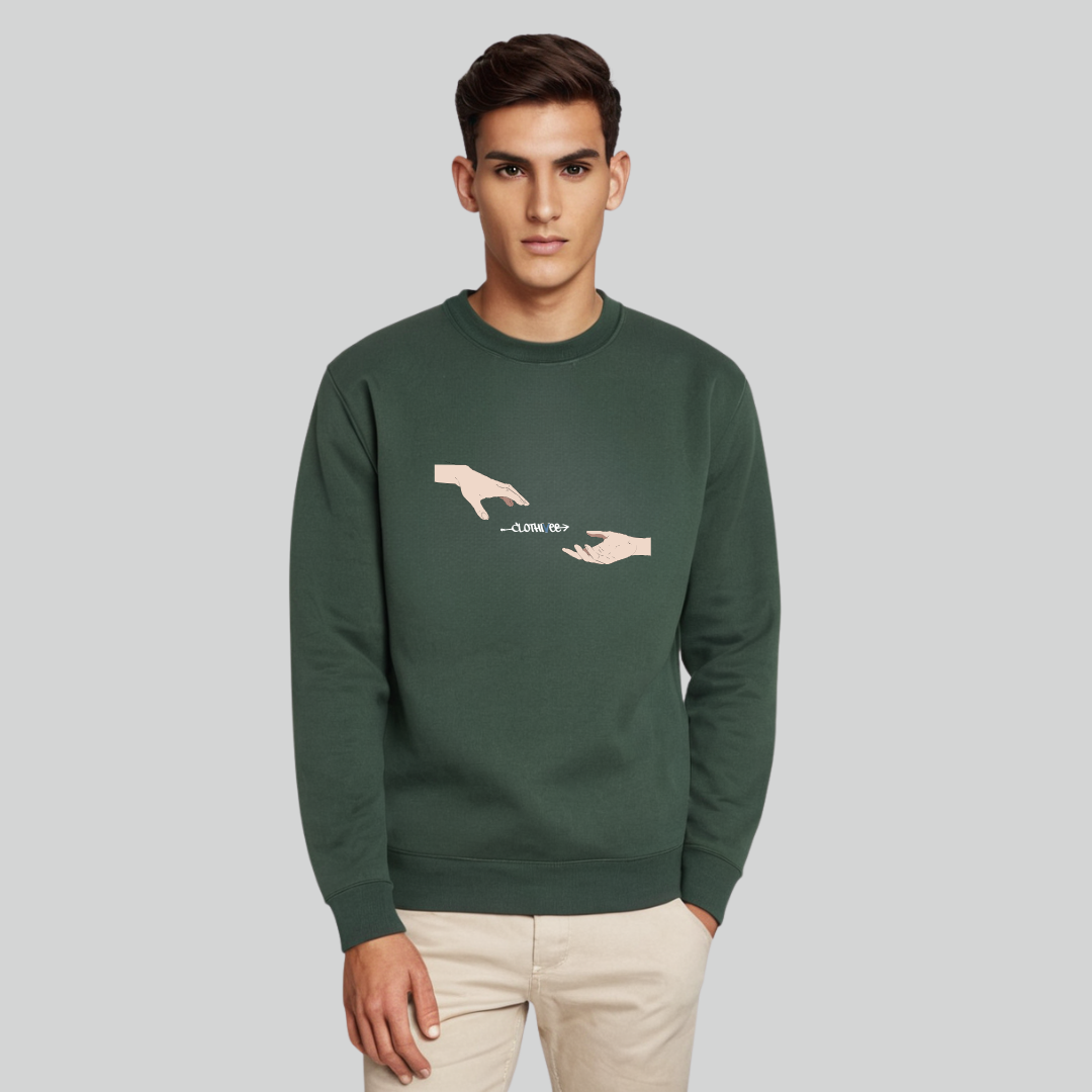 Clothivee Connection Touch Crew Neck Sweatshirt