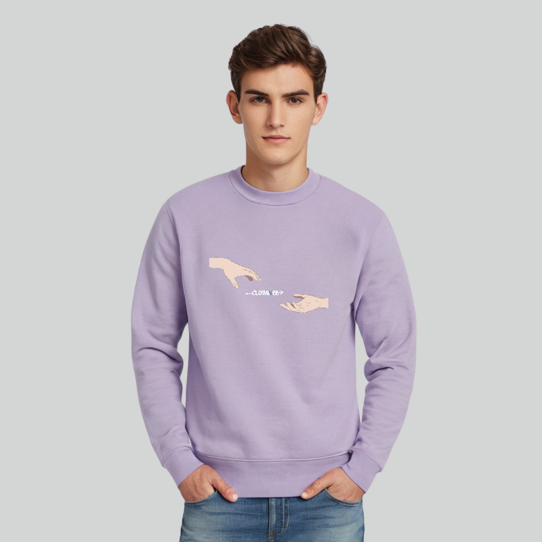 Clothivee Connection Touch Crew Neck Sweatshirt