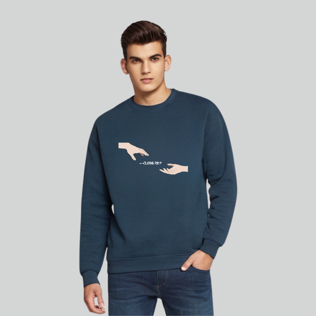 Clothivee Connection Touch Crew Neck Sweatshirt