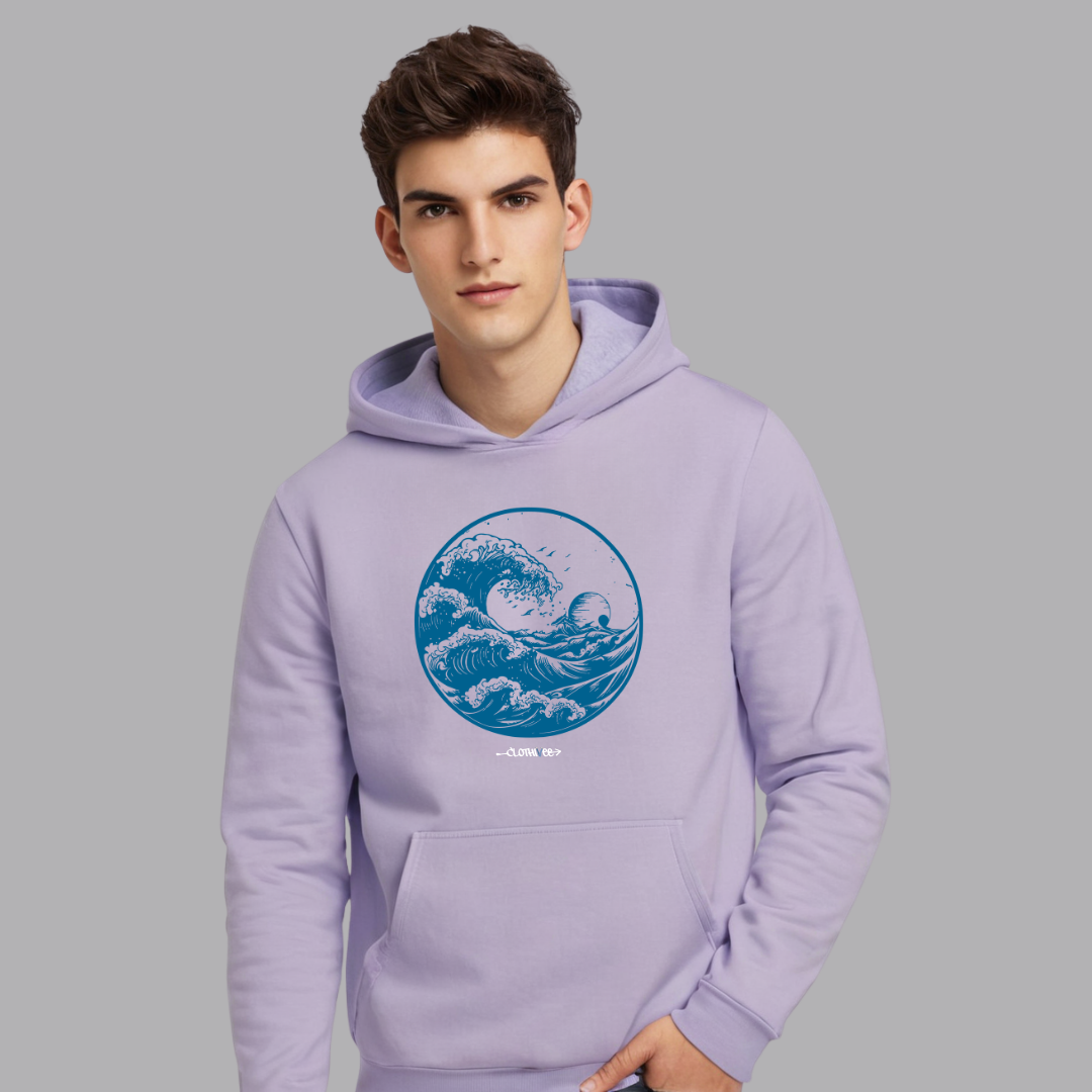 Clothivee Wave Circle Hoodie