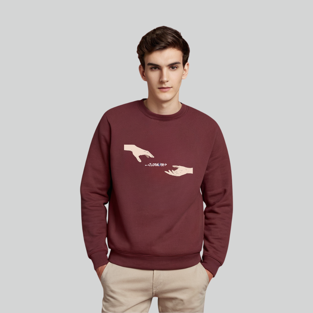 Clothivee Connection Touch Crew Neck Sweatshirt