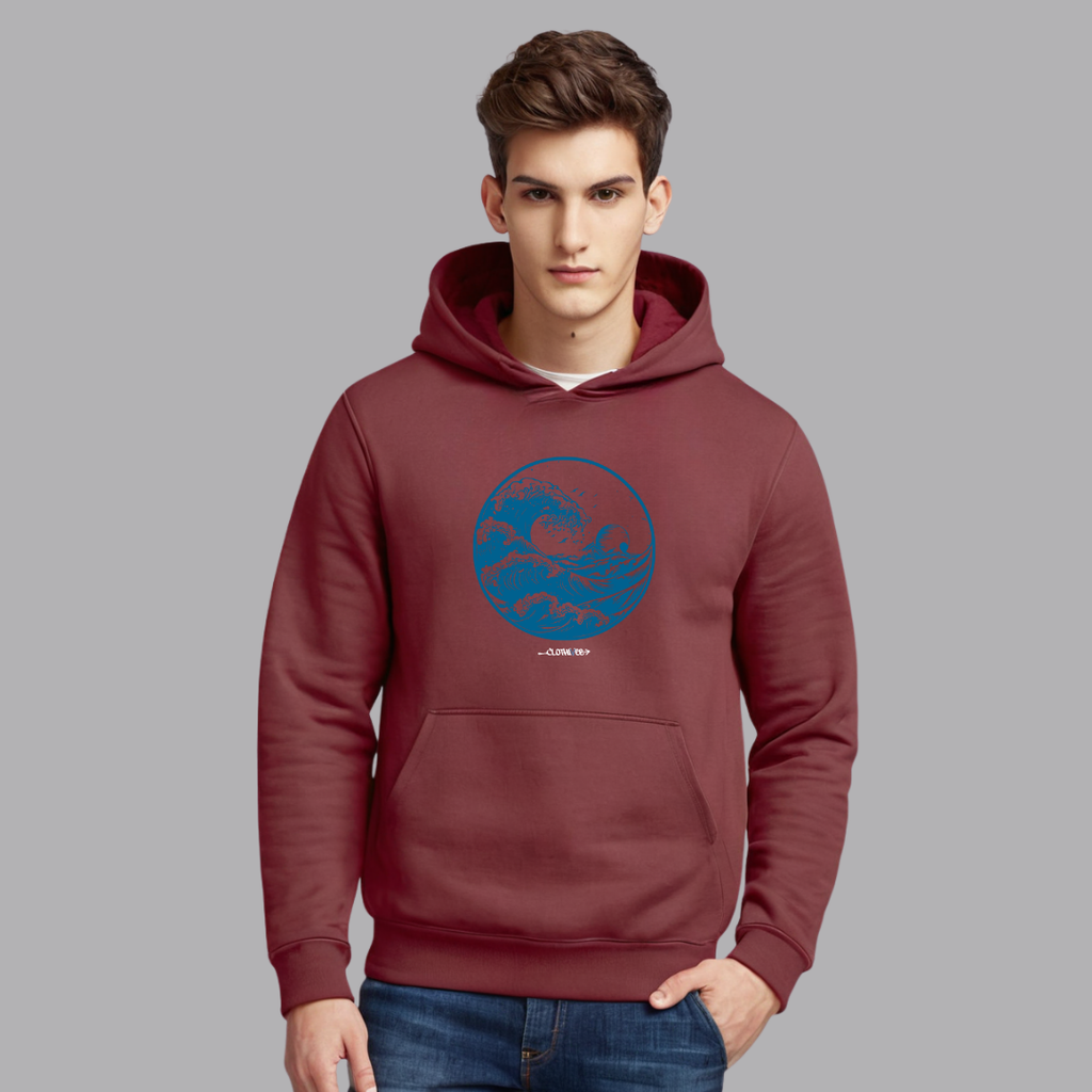 Clothivee Wave Circle Hoodie